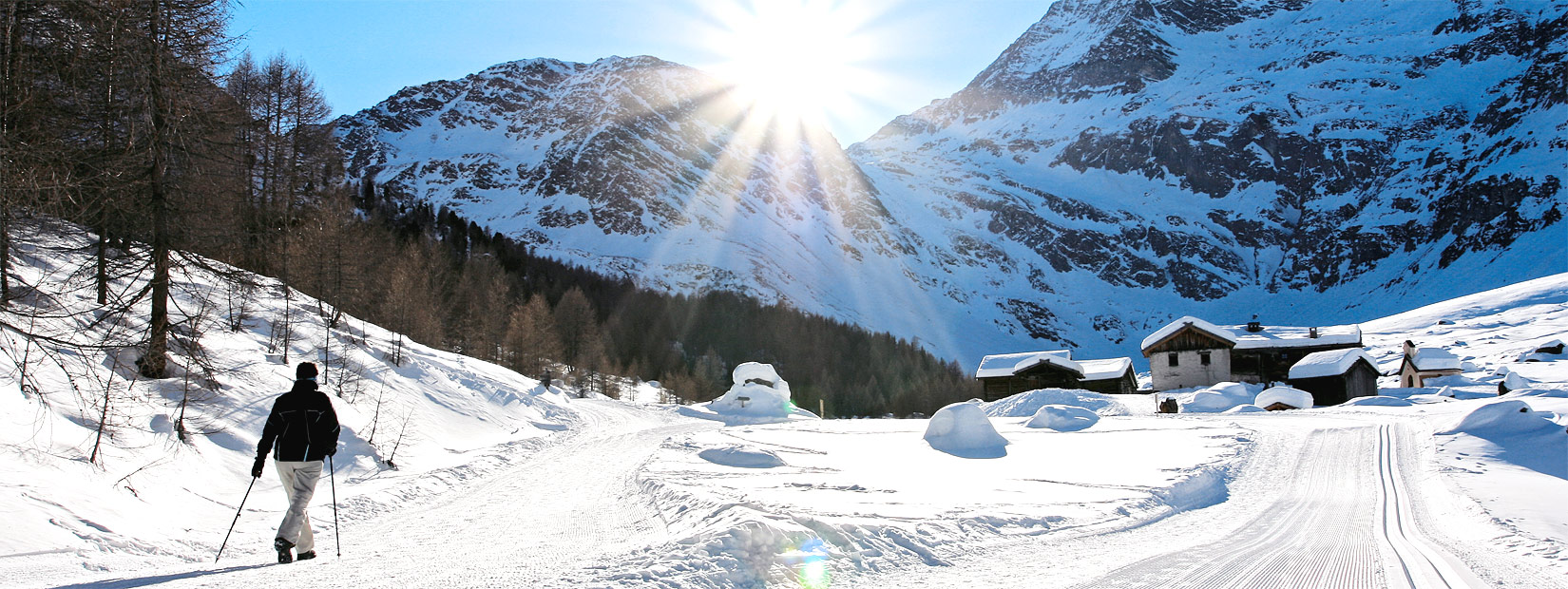 Langlaufloipe Passeiertal Südtirol